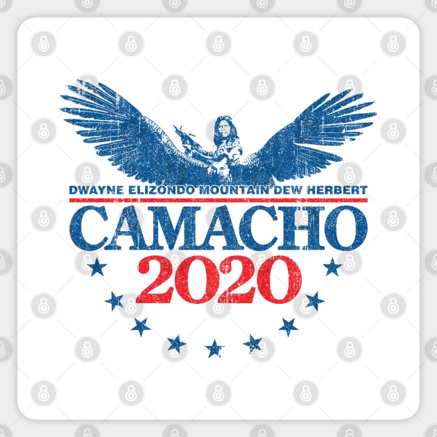 Vote Camacho 2020 (Variant) Sticker by huckblade